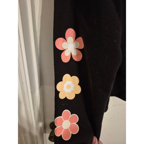 Rue 21 Spread Love Cropped Zip Up Jacket- Size Large - Picture 3 of 6